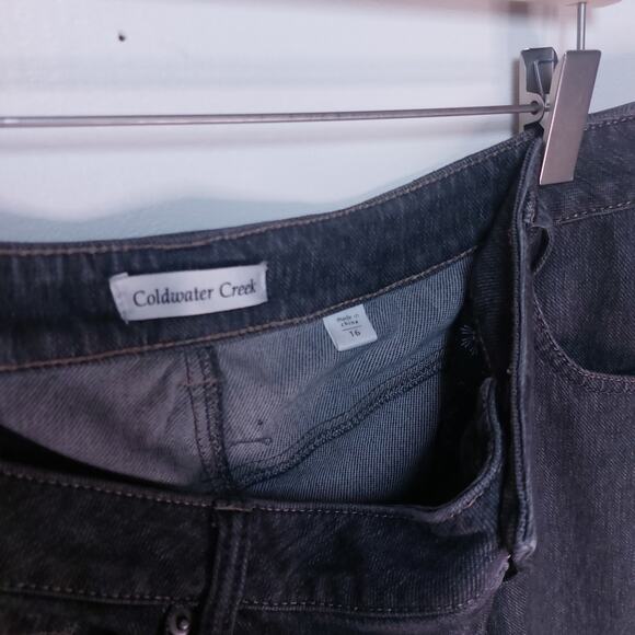 Coldwater Creek Classic Fit Gray Faded Denim Jeans 16 - Picture 5 of 6
